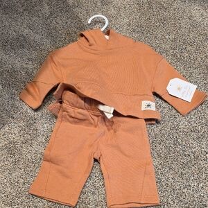 Kids Matching Set in Orange by Little Co.